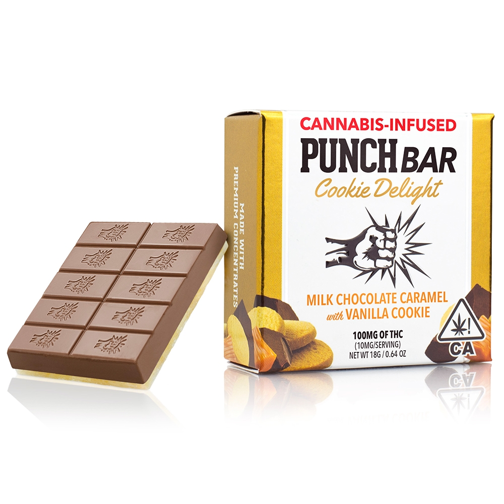 Caramel Milk Chocolate w/ Vanilla Cookie (100mg)