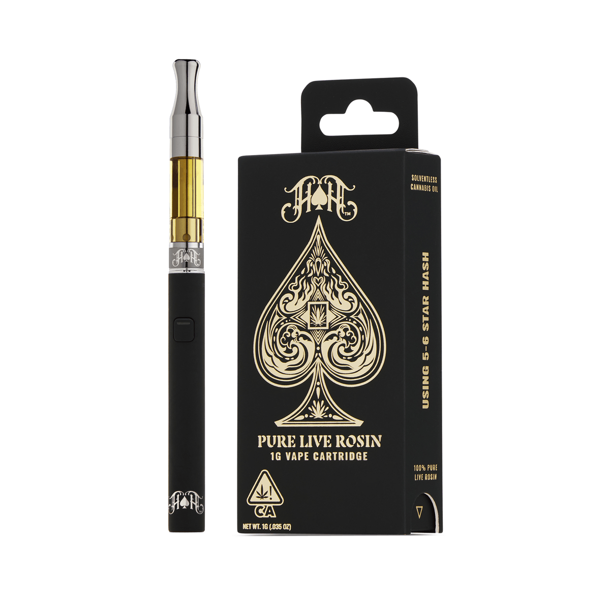 Chembow | Hybrid - 100% Pure Live Rosin Solventless Oil - 1g Vape Cartridge