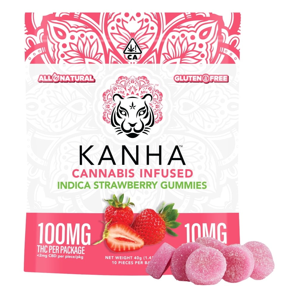 Strawberry - Indica [10pk] (100mg)