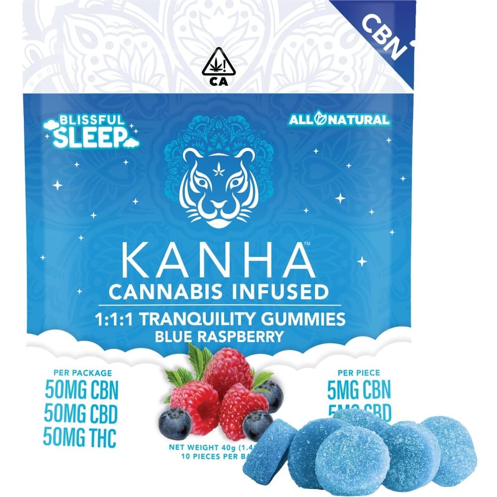 1:1:1 Tranquility [10pk] (50mg CBD/50mg THC/50mg CBN)