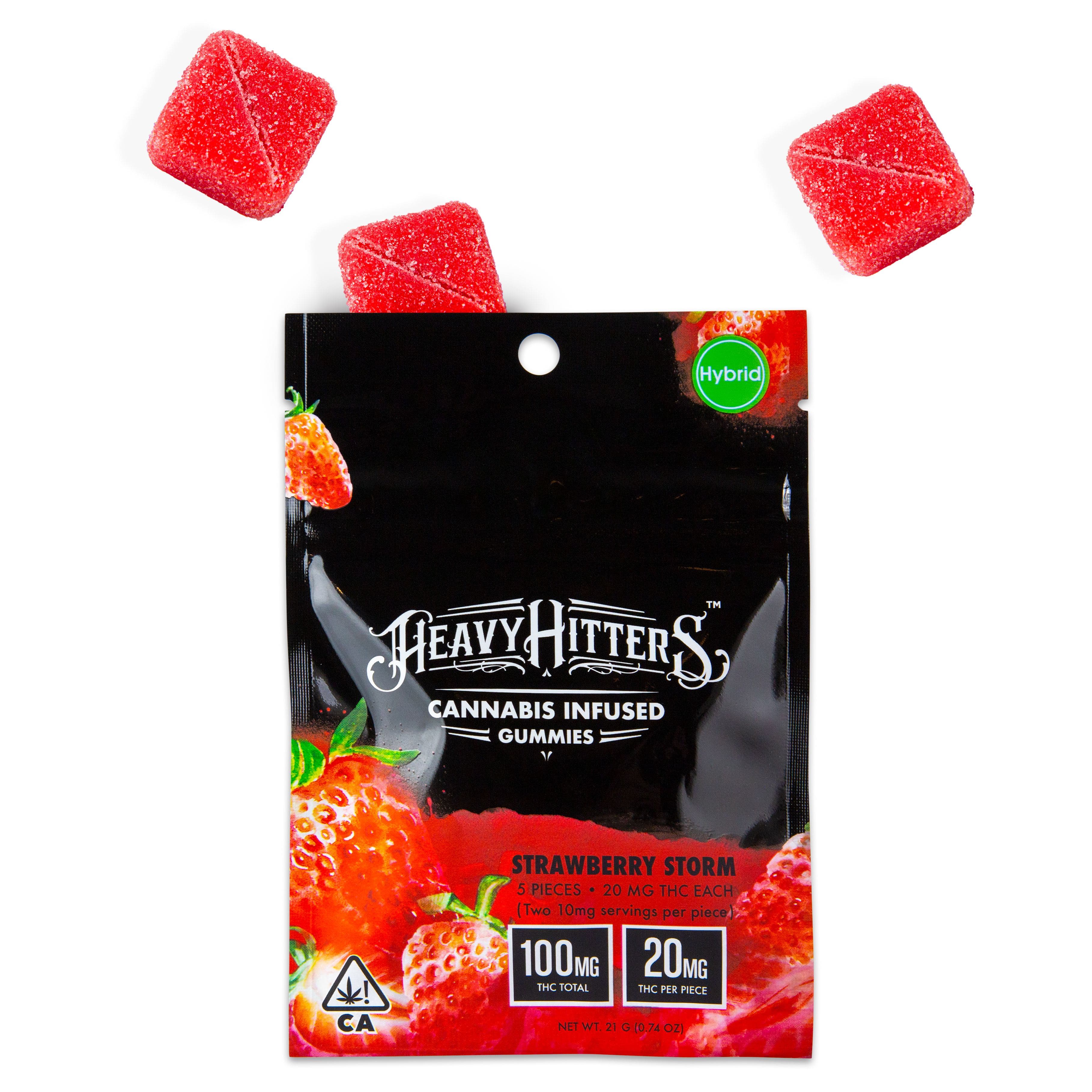 Strawberry Storm - Hybrid [5pk] (100mg)