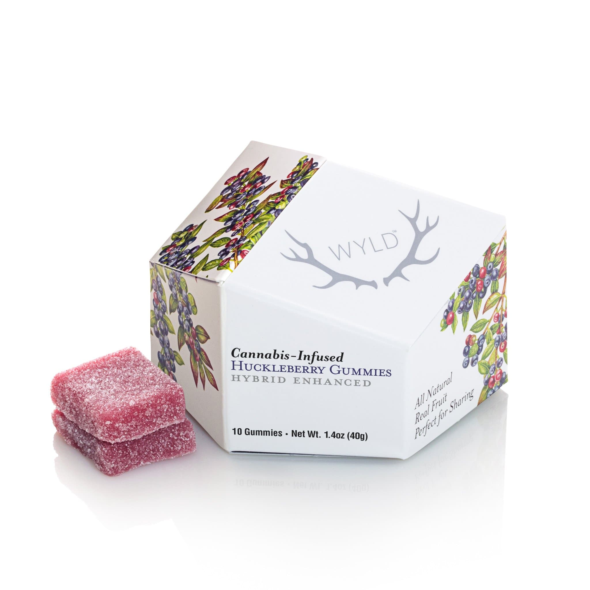 Huckleberry Hybrid Enhanced Gummies (100mg)