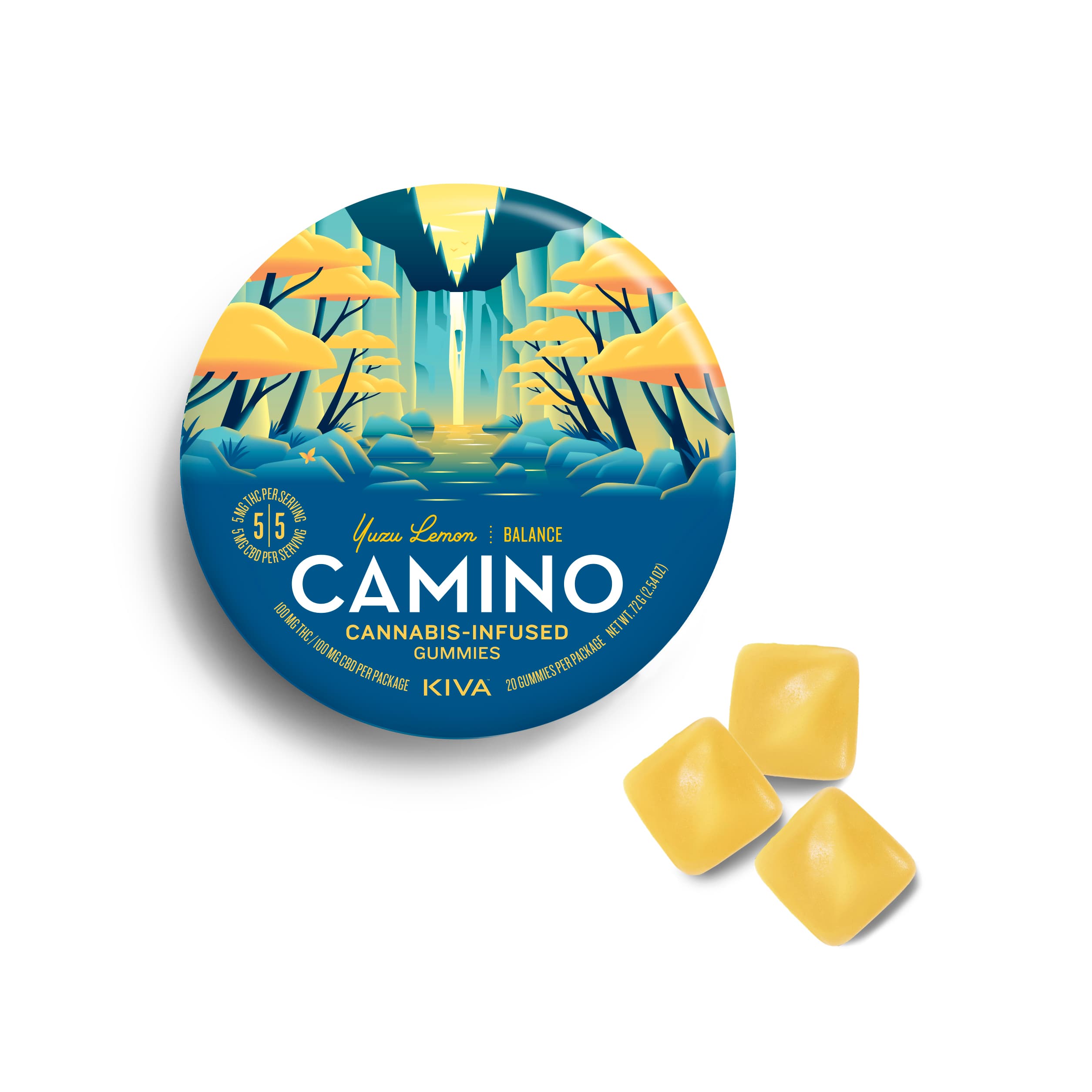1:1 Yuzu Lemon (100mg CBD/100mg THC)