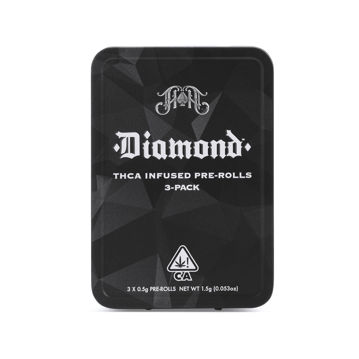 Grapefruit | Sativa - Diamond THCA-Infused Pre-Rolls - 1.5G Three-Pack