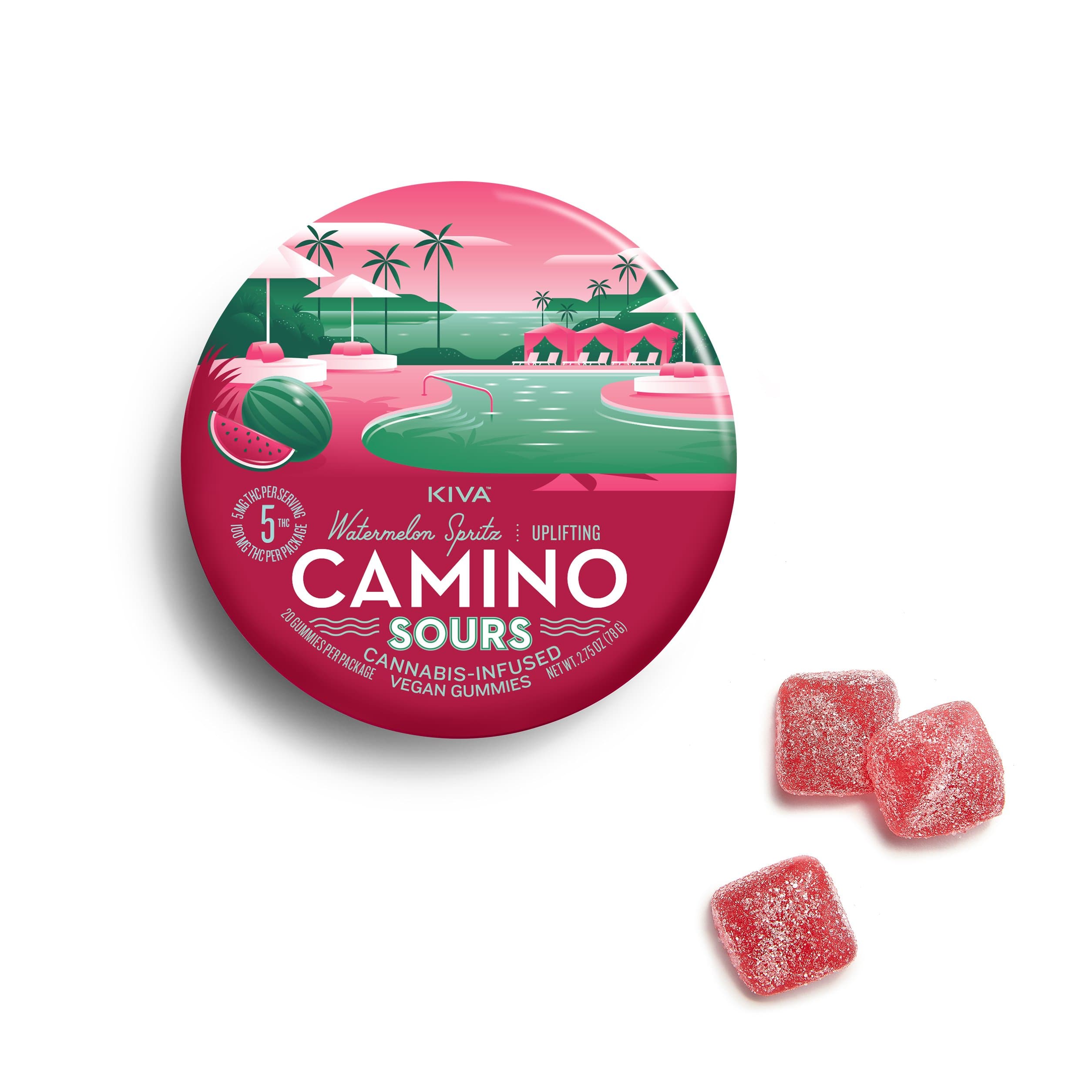 Watermelon Spritz Sours [20pk] (100mg)