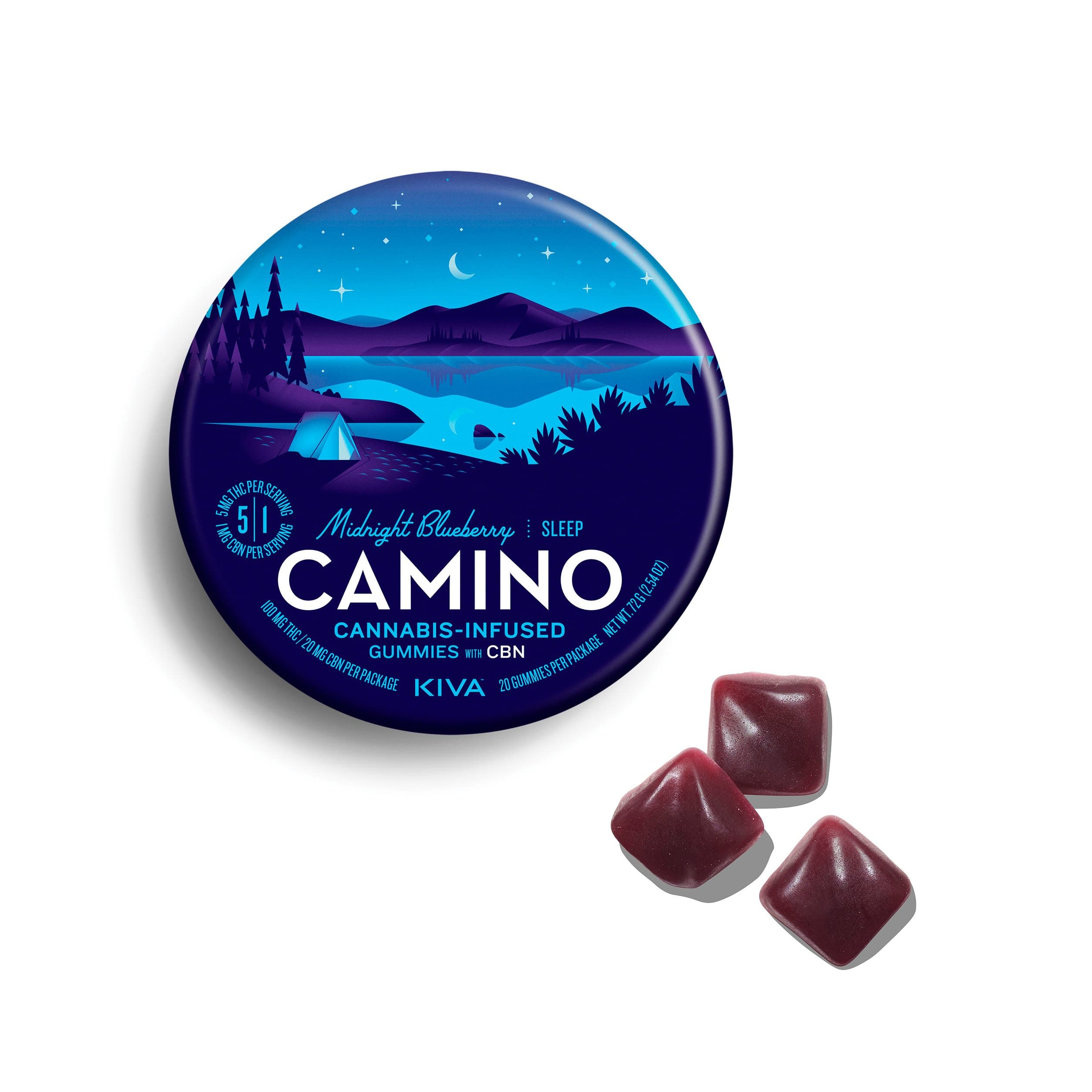 5:1 Midnight Blueberry (20mg CBN/100mg THC)