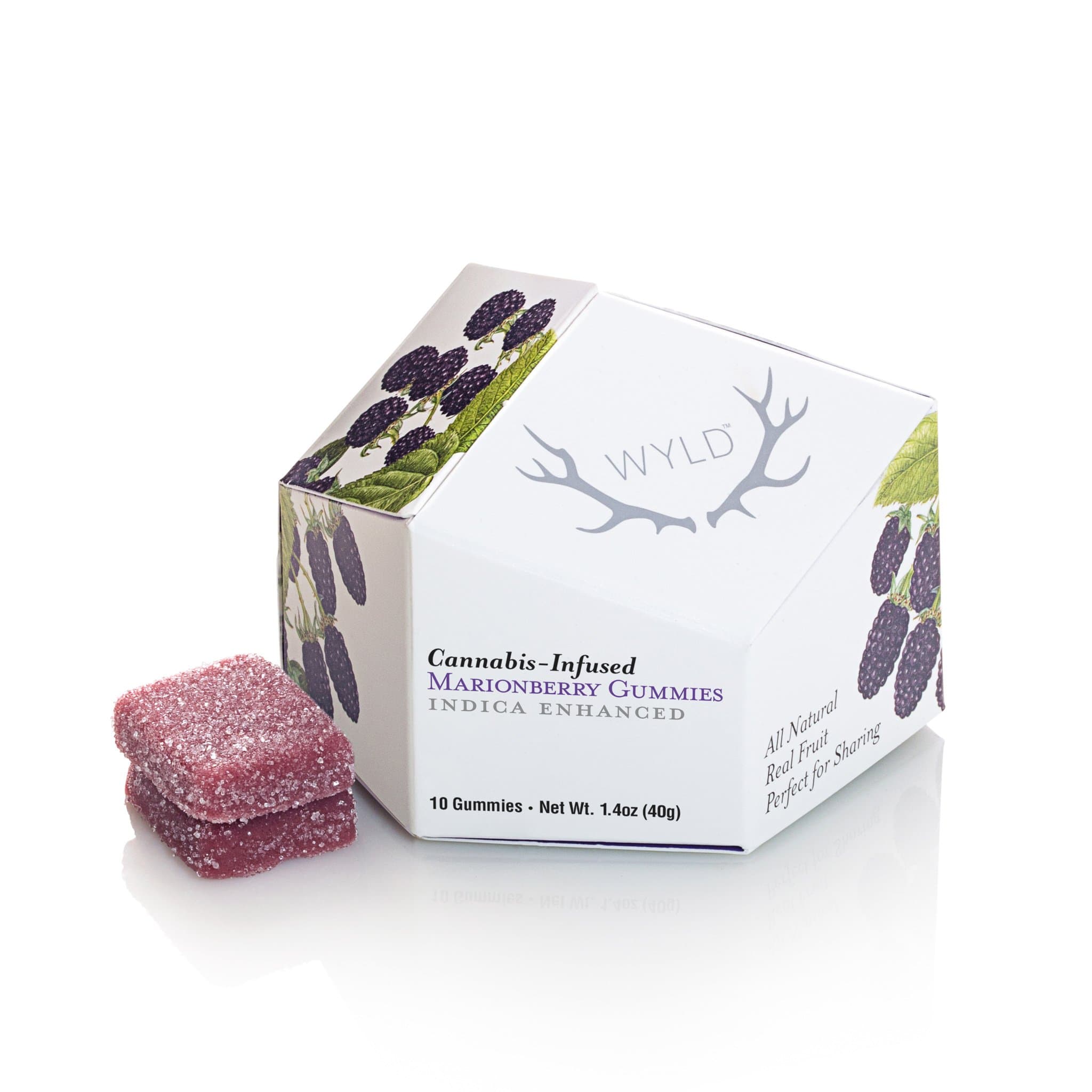 Marionberry Indica Enhanced Gummies (100mg THC)