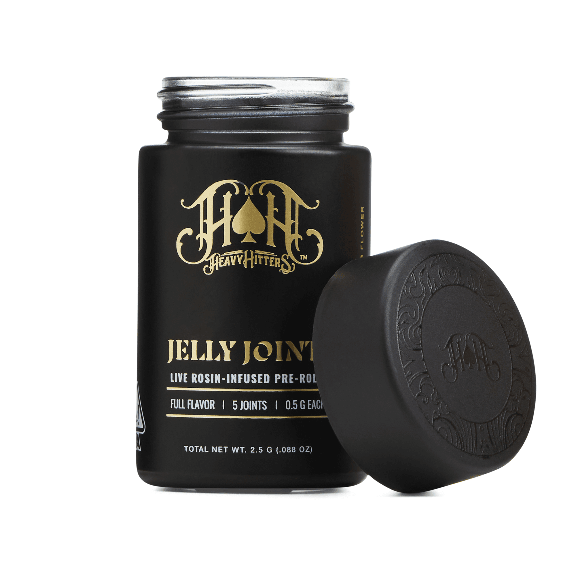 Acapulco Gold [S] x Garlic Cookies | Sativa - Jelly Rosin Infused 0.5g Preroll 5-Pack