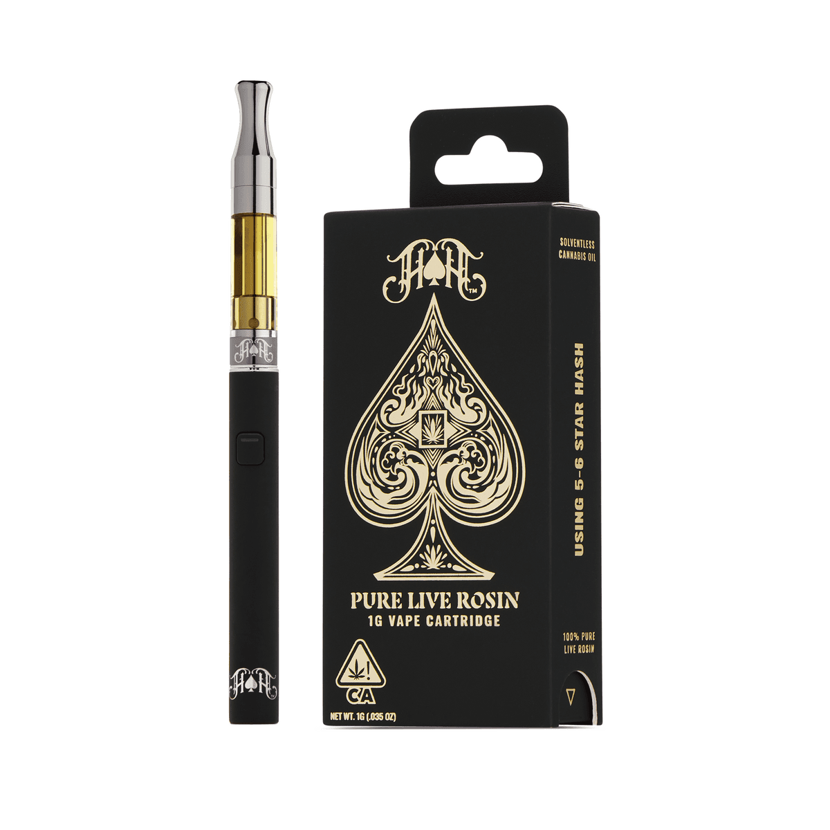Chembow | Hybrid - 100% Pure Live Rosin Solventless Oil - 1g Vape Cartridge