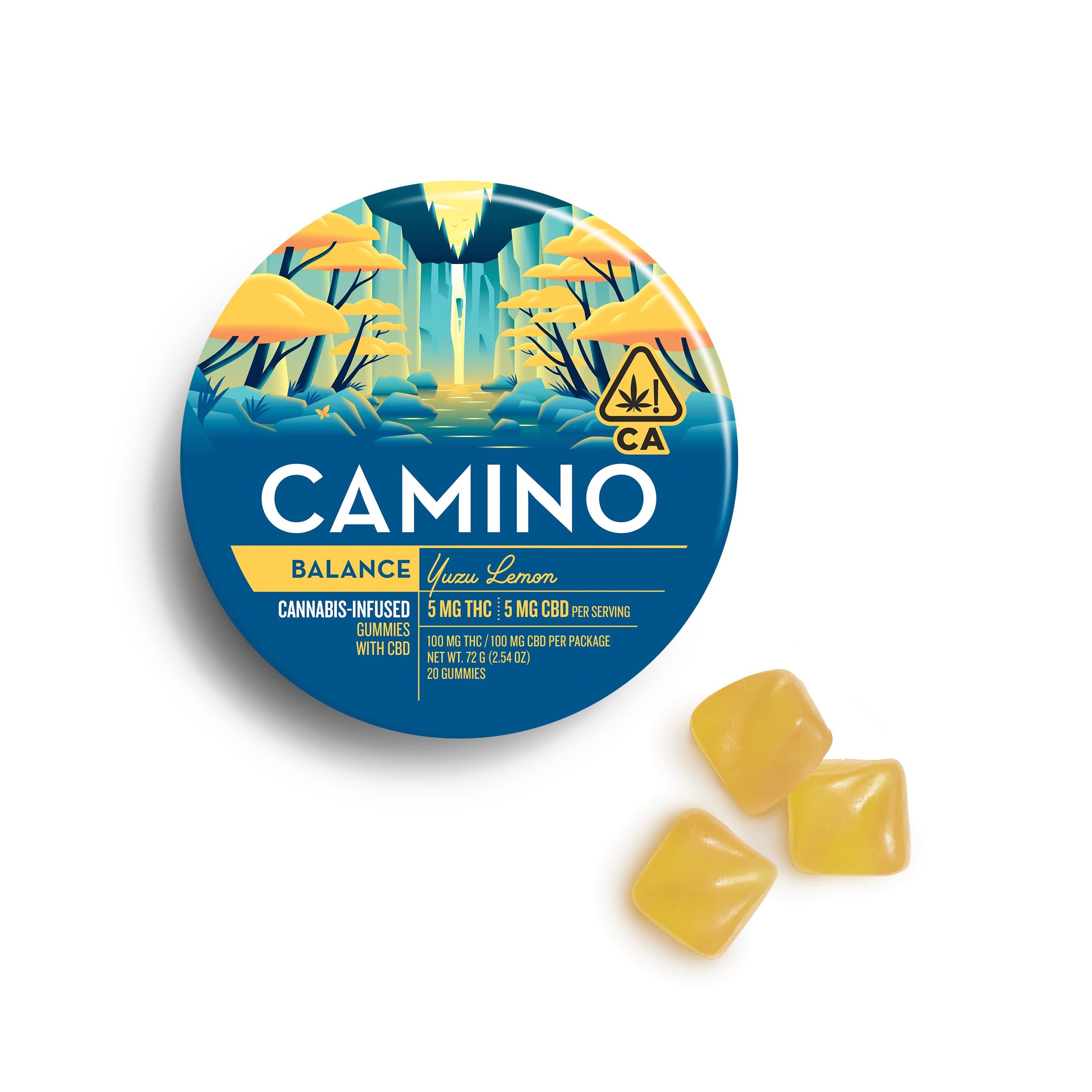 1:1 Yuzu Lemon (100mg CBD/100mg THC)