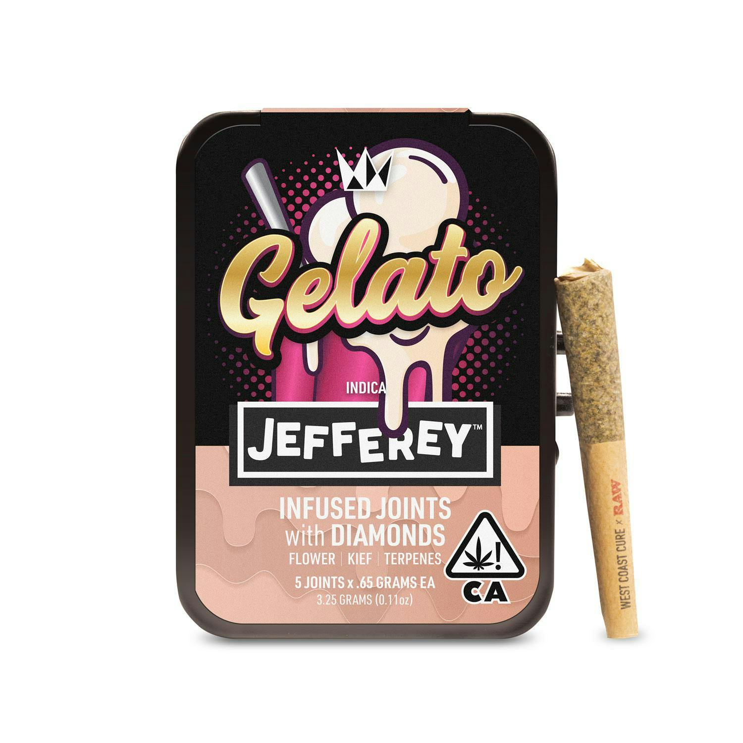 Gelato - Jefferey Infused Joint .65g 5 Pack